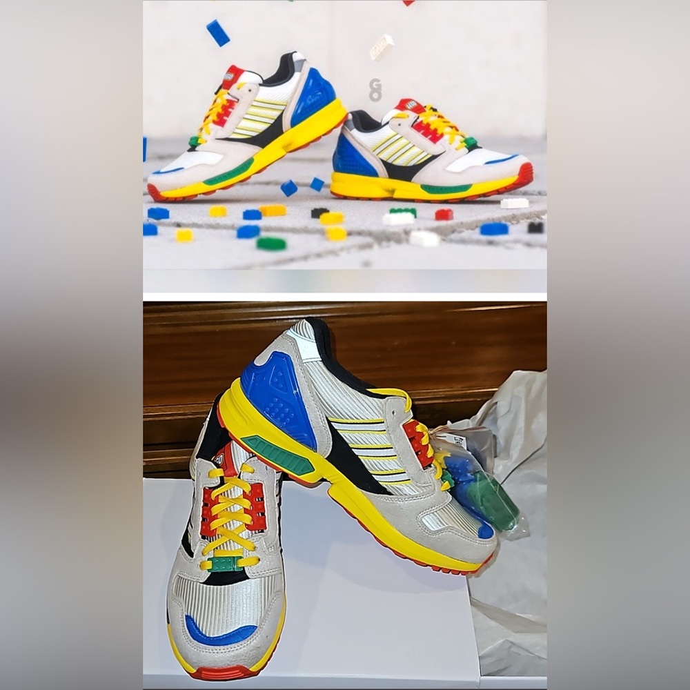 Adidas ZX 8000 LEGO Limited Edition Shoes Men's size 8